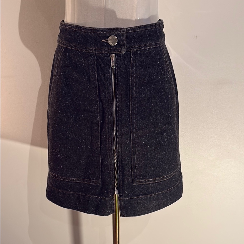 Isabel Marant Black Denim Skirt